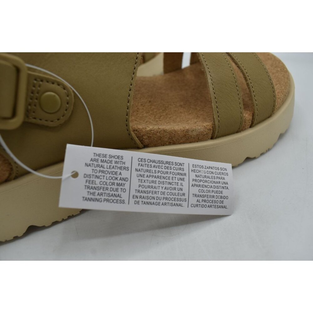 Merrell Fleur Backstrap Women Size 7 Beaver Brown New Leather Strappy Sandals - Picture 7 of 14